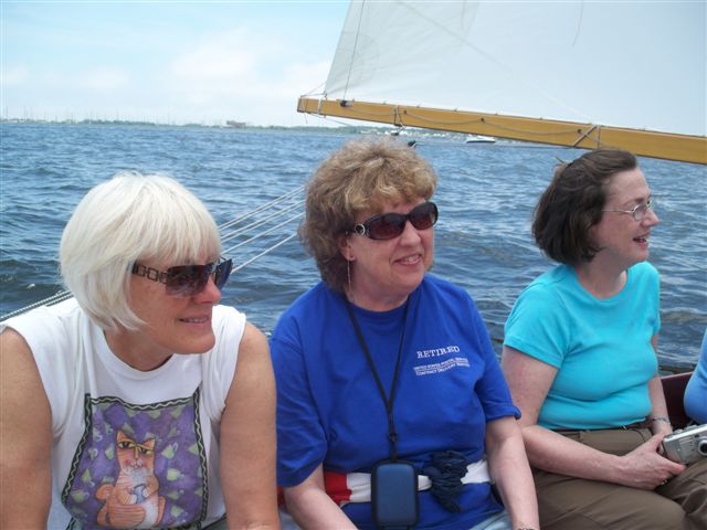 on the sailboat